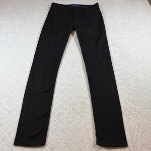 Adidas Black Jeans w/blue stitching & pockets - W31” x L29” Mens Cotton Denim